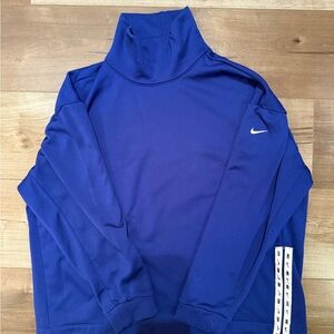 Nike women’s Royal Blue Turtleneck Sweater - size Large